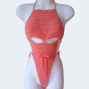 Coral Monokini Swimsuit [available in various colours]