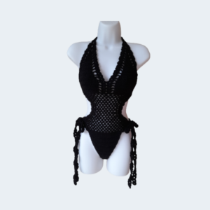Black Monokini Swimsuit [available in various colours]