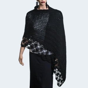 Poncho For Ladies – Black [available in various colours]