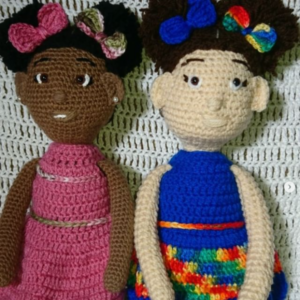 Crochet Stuffed Toy Dolls [each sold separately]